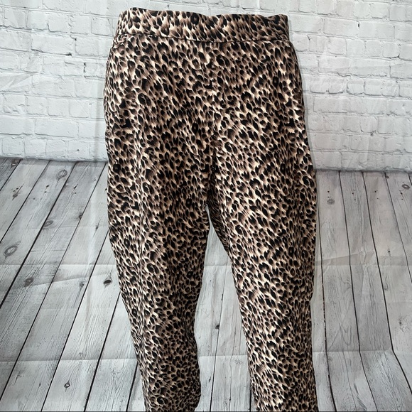 Counterparts Pants - Counterparts Brown & Black Cheetah Print Pants size 10